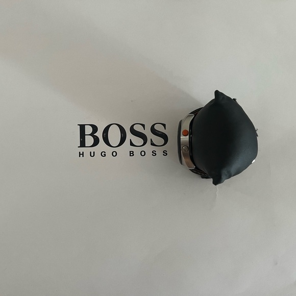 Hugo Boss Men's Black and Silver Watch - Picture 6 of 6
